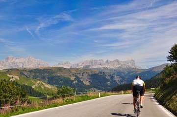 Naklejka premium Radfahrer