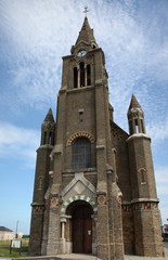 Fototapeta na wymiar Eglise Notre Dame de Bonsecours à Dieppe.