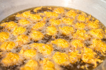 Taro fried