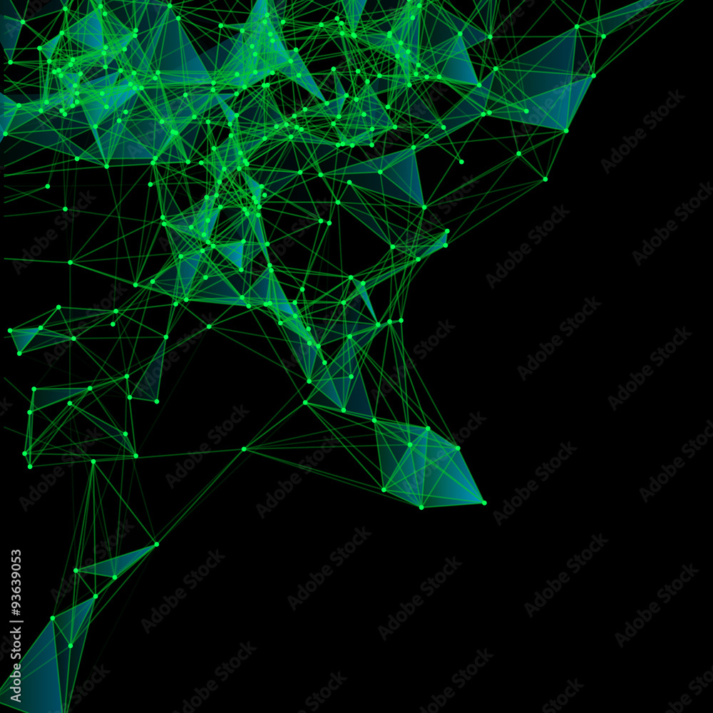 Poster abstract background with dotted grid