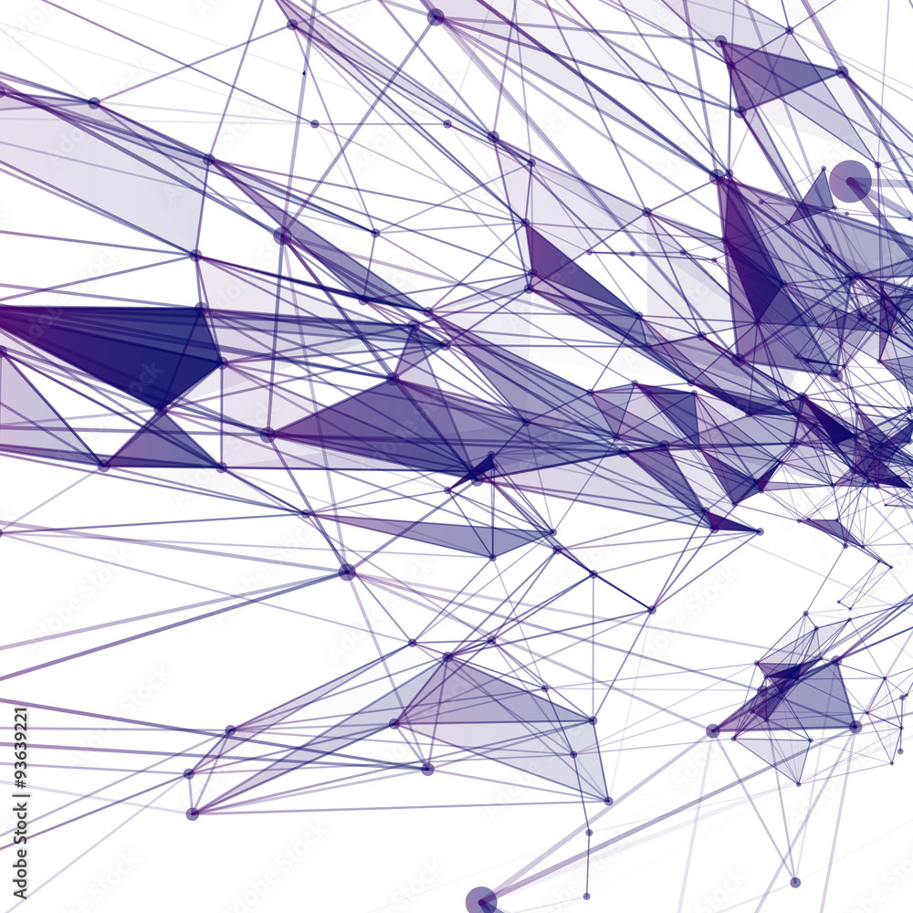 Poster abstract background with dotted grid