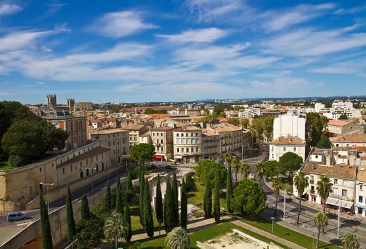 Blick auf Montpellier