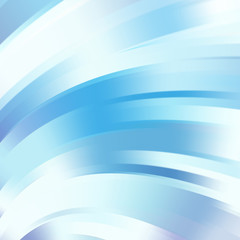 Smooth light lines background. Blue, white colors.