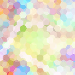 Fototapeta na wymiar abstract background with pastel hexagons, vector illustration