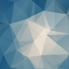 abstract background consisting of blue triangles