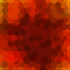 Fototapeta na wymiar abstract background with dark red hexagons, vector illustration