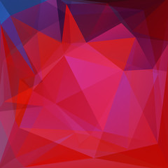 abstract background consisting of red, purple triangles, vector