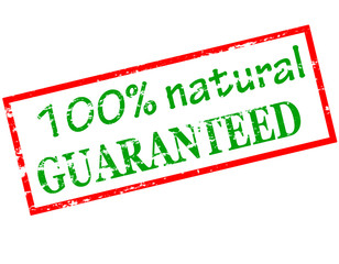 One hundred percent natural guaranteed