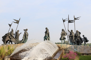 Obraz premium Tulln Nibelungenbrunnen