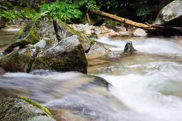 river flow at Tatra mountains

