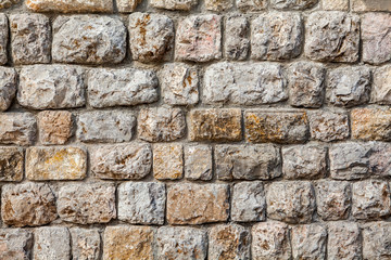 Natural stone wall texture for background