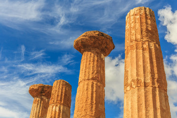 Valley of Temples, Agrigento Sicily in Italy