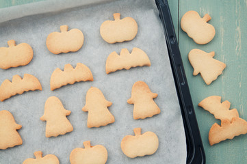 手作りのハロウィンクッキー