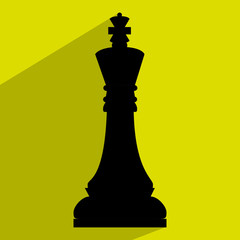 Chess game icon design,