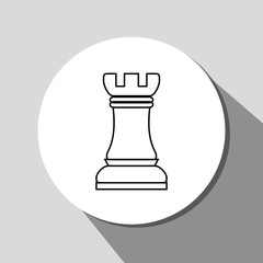 Chess game icon design,