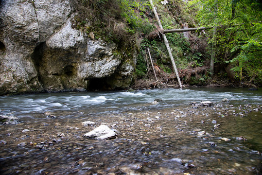 river flow at Slovensky Raj
