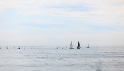 Fototapeta premium Ah les petits bateaux...