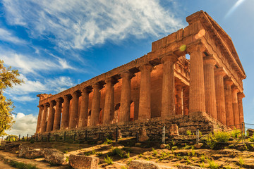 Fototapeta premium Valley of Temples, Agrigento Sicily in Italy