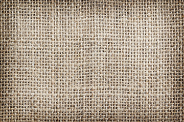 Natural brown sackcloth textured for background