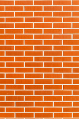 Background of renovated red brick wall