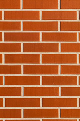 Obraz premium Background of renovated red brick wall