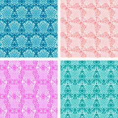 Set of knitting patterns