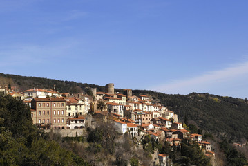Fototapeta na wymiar Village of Palalda, Pyrennees, France