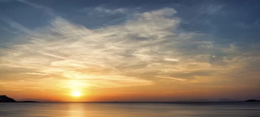 Foto op Plexiglas Traumhafter Sonnenuntergang am Meer  © Cara-Foto
