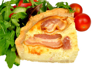 Bacon and cheese savoury Tart