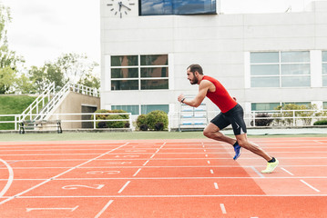 Obraz premium Runner ready to run is ready to run