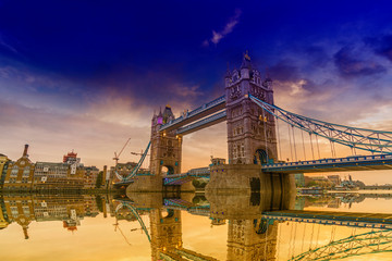 London Bridge at sunset