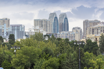 Obraz premium Flame Towers. Flame Towers is a symbol of the new Baku