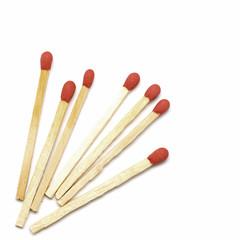 matchstick isolated on white