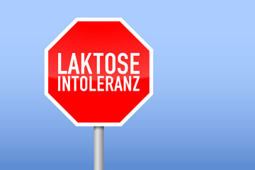 verkehrszeichen stop zeichen laktose intolerenz I