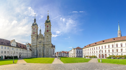 Stiftskirche St. Gallus und Otmar, Sankt Gallen, Schweiz 