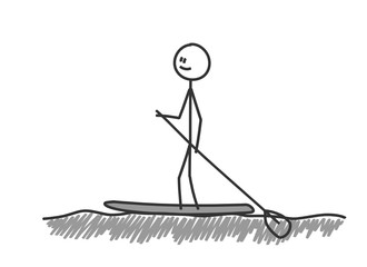 Fototapeta premium sm stand up paddling I