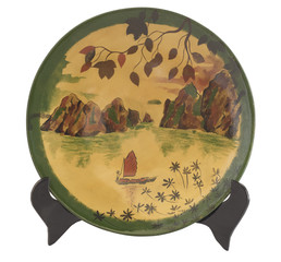 The Chinese souvenir plate