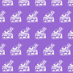 Cake Pattern of hand drawn