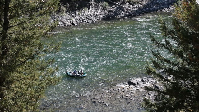 Fishing Boat Snake River Forest P HD 3453