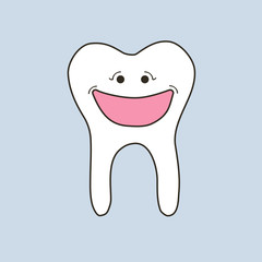 Smiling tooth