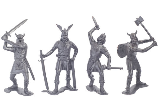 Figurines Viking warriors