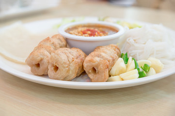 Nam-Nuang Vietnamese fusion food with herb and vegetable