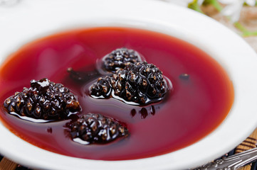 Jam from the pine cones