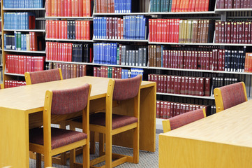 interior scene of library