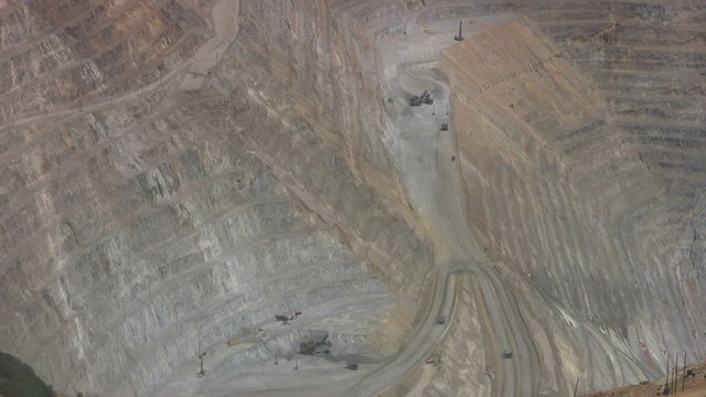 Kennecott Copper Mine roads scoop truck HD