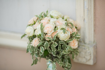 Colorful bridal bouquet