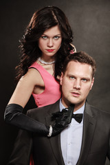 Scene of violence with firearm between men and women.