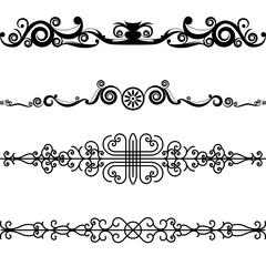 Vector Set Border Design Element