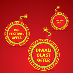 Fototapeta na wymiar Happy Diwali shopping sale offer banner design vector