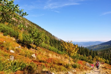 Jesień w górach, Karkonosze w Polsce